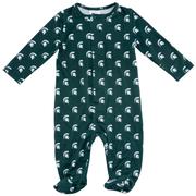  Michigan State Zoozatz Infant Magnetic Footie