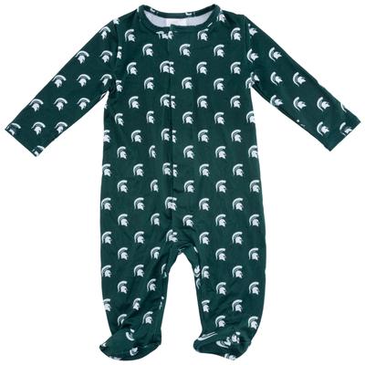 Michigan State Zoozatz Infant Magnetic Footie