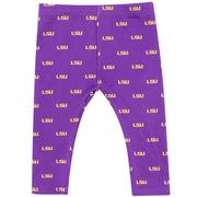  Lsu Zoozatz Infant Leggings