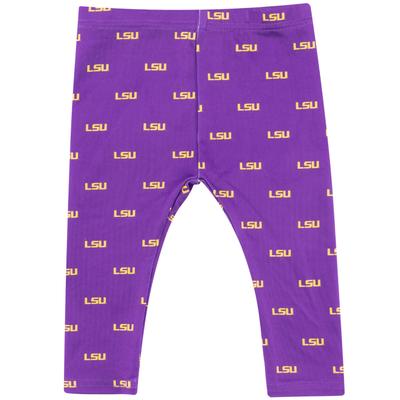 LSU Zoozatz Infant Leggings