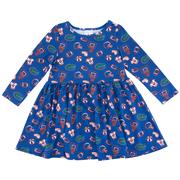  Florida Zoozatz Toddler Sports Long Sleeve Dress