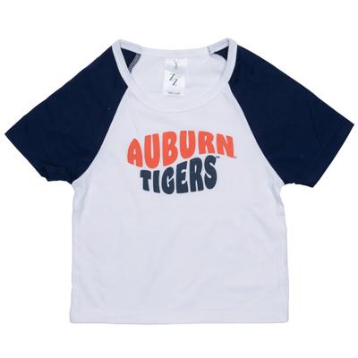 Auburn Zoozatz YOUTH Colorblock Raglan Tee