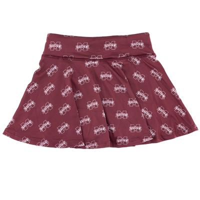 Mississippi State Zoozatz YOUTH Flowy Skirt