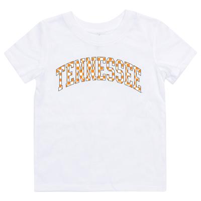 Tennessee Zoozatz Toddler Checkerboard Arch Wordmark Tee