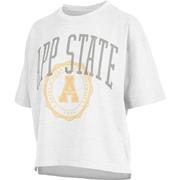  App State Pressbox Rock And Roll Waist Length Tee Lawrence