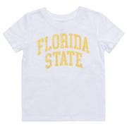  Florida State Zoozatz Toddler Glitter Arch Wordmark Tee