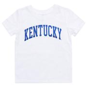  Kentucky Zoozatz Toddler Glitter Arch Wordmark Tee