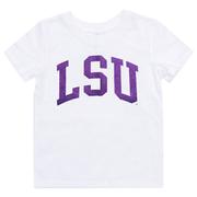  Lsu Zoozatz Toddler Glitter Arch Wordmark Tee