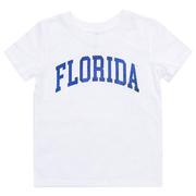  Florida Zoozatz Toddler Glitter Arch Wordmark Tee