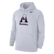  App State Nike Club Fleece White Out Hoodie