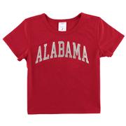  Alabama Zoozatz Youth Glitter Arch Wordmark Tee