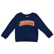  Auburn Zoozatz Toddler Glitter Arch Fleece Crew