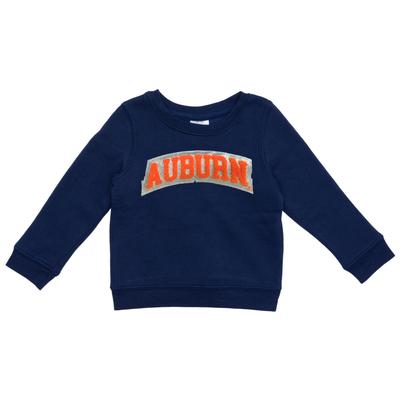 Auburn Zoozatz Toddler Glitter Arch Fleece Crew