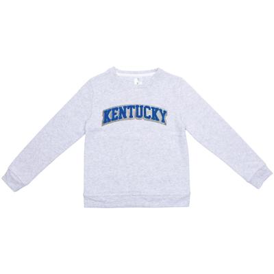 Kentucky Zoozatz YOUTH Glitter Arch Fleece Crew