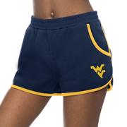  West Virginia Zoozatz Fleece Embroidered Short