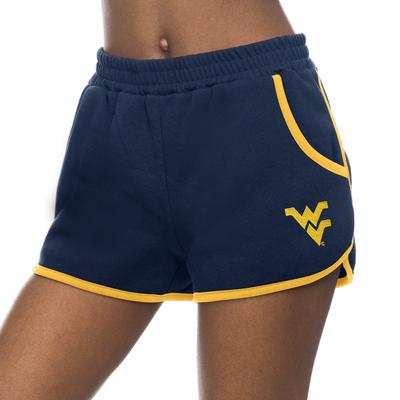 West Virginia Zoozatz Fleece Embroidered Short