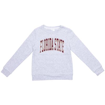 Florida State Zoozatz YOUTH Faux Suede Fleece Crew