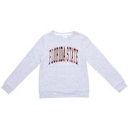  Florida State Zoozatz Youth Faux Suede Fleece Crew