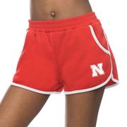  Nebraska Zoozatz Fleece Embroidered Short