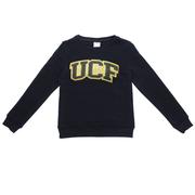  Ucf Zoozatz Toddler Glitter Arch Fleece Crew