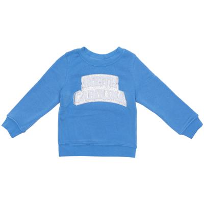 UNC Zoozatz Toddler Glitter Arch Fleece Crew