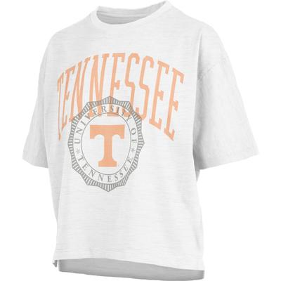 Tennessee Pressbox Women's Rock and Roll Waist Length Lawrence Tee