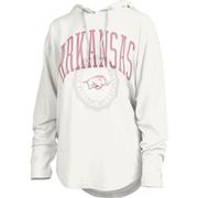  Arkansas Pressbox Women's Lawrence Long Sleeve Hooded Top