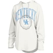  Kentucky Pressbox Women's Lawrence Long Sleeve Hooded Top