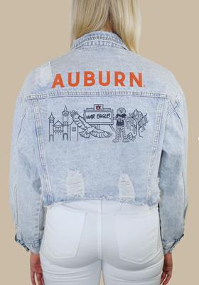 Auburn Rivalry Runway Campus Classic Denim Jacket