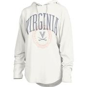  Virginia Pressbox Women's Lawrence Long Sleeve Hooded Top