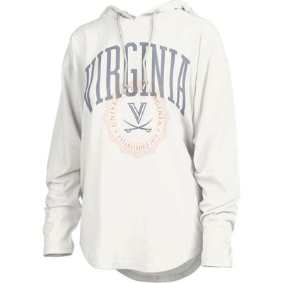 Virginia Pressbox Women's Lawrence Long Sleeve Hooded Top