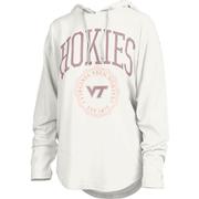  Virginia Tech Pressbox Women's Lawrence Long Sleeve Hooded Top