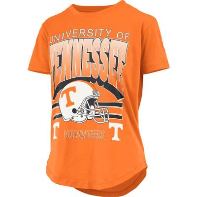 Tennessee Pressbox Women's Sheffield Rounded Bottom Top LIGHT_ORANGE