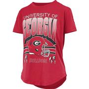  Georgia Pressbox Women's Sheffield Rounded Bottom Top