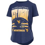  West Virginia Pressbox Women's Sheffield Rounded Bottom Top