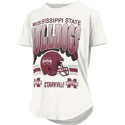 Mississippi State Pressbox Women's Sheffield Rounded Bottom Top