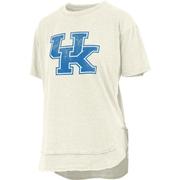  Kentucky Pressbox Women's Distressed Logo Vintage Poncho Tee