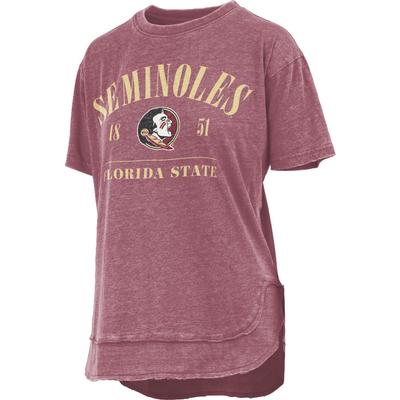 Florida State Pressbox Women's Hangleton Vintage Poncho Tee