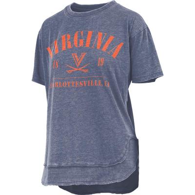 Virginia Pressbox Women's Hangleton Vintage Poncho Tee