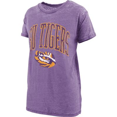 LSU Pressbox Women's New Zealand Vintage Boyfriend Tee