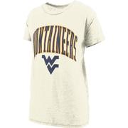  West Virginia Pressbox Women's New Zealand Vintage Boyfriend Tee