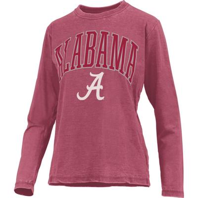 Alabama Pressbox Women's New Zealand Vintage Wash Long Sleeve Tee