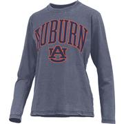  Auburn Pressbox Women's New Zealand Vintage Wash Long Sleeve Tee