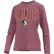  Florida State Pressbox Women's New Zealand Vintage Wash Long Sleeve Tee