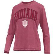  Indiana Pressbox Women's New Zealand Vintage Wash Long Sleeve Tee