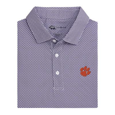 Clemson Onward Reserve Scope Printed Performance Polo