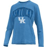  Kentucky Pressbox Women's New Zealand Vintage Wash Long Sleeve Tee