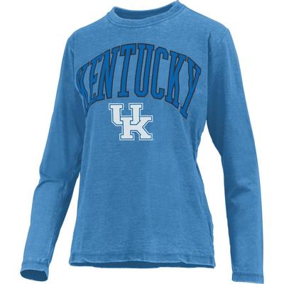 Kentucky Pressbox Women's New Zealand Vintage Wash Long Sleeve Tee