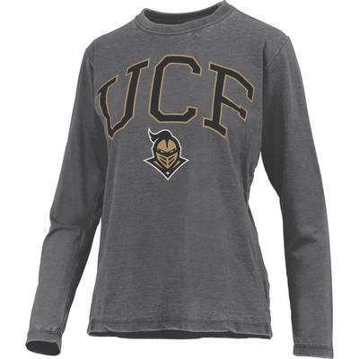 UCF Pressbox Women's New Zealand Vintage Wash Long Sleeve Tee