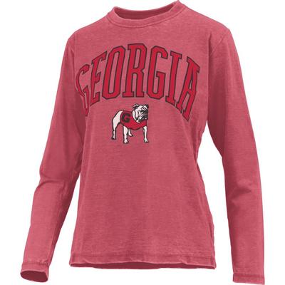 Georgia Pressbox Women's New Zealand Vintage Wash Long Sleeve Tee